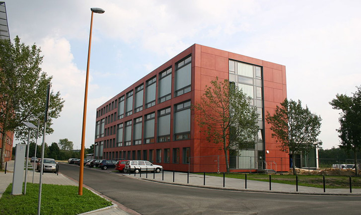 Gebäude von außen.