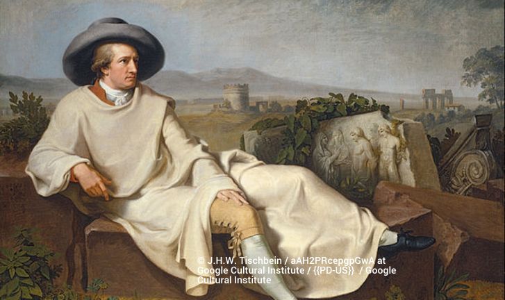 Bild: Goethe in der Campagna